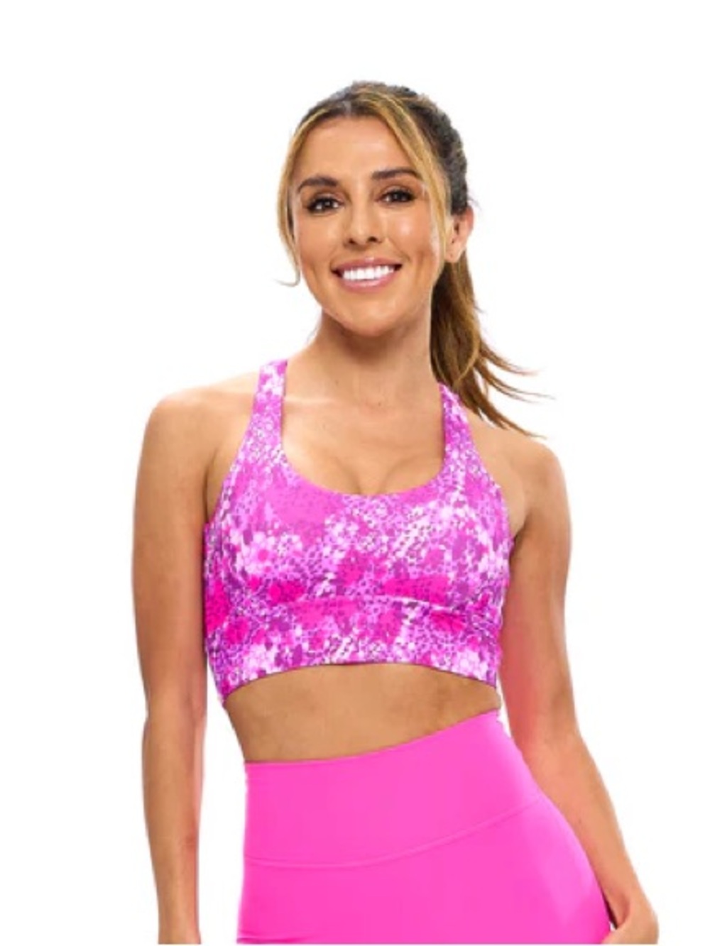 BuffBunny Pop Rocks Fashun Print Rosa Bra